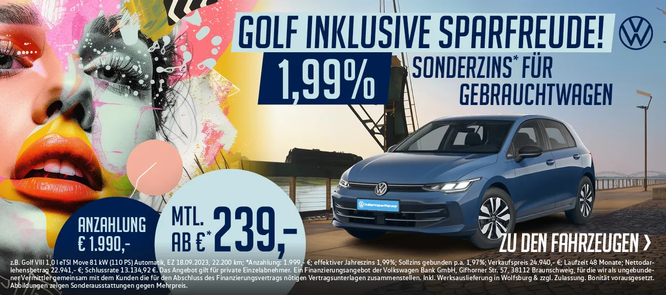 Golf 1,99% Aktion GW